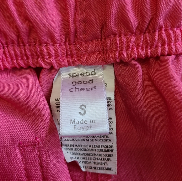Spread Good Cheer Woman's Scrub Pants, Size: Small Color: Pink - Picture 6 of 10